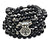 Black Agate Mala Beads