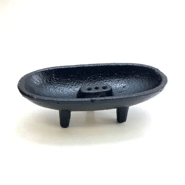 black cast iron canoe burner - Incense Burner