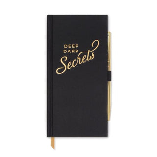 Black ’Deep Dark Secrets’ Notebook - note pad