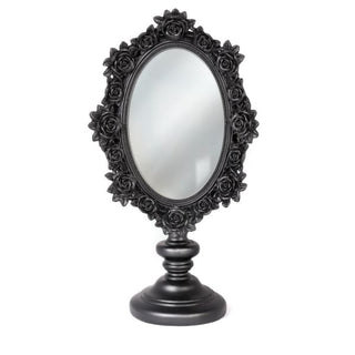 Raven’s Reflection Black Rose Mirror