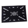 Black Velvet Pendulum Mat - Triple Moon