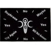 Black Velvet Pendulum Mat - Goddess