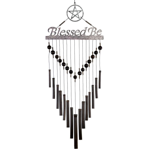 Blessed Be Bamboo Wind Chime - Home