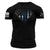 Blue Line Crest Mens T by Grunt Style