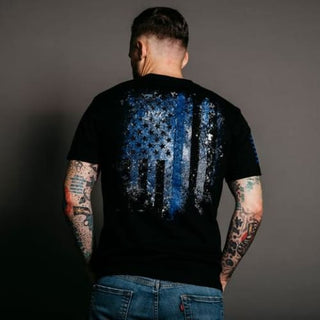 Blue Shield Men’s T by Grunt Style - Shirts & Tops