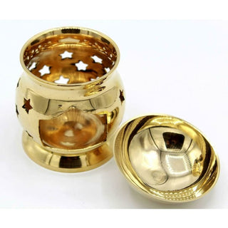 Brass Aroma Oil Burner - oil burner