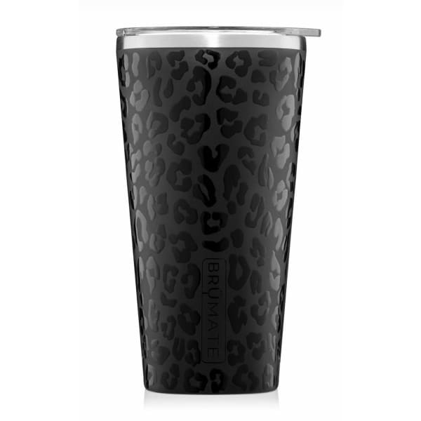 Brümate Imperial Pint - Onyx Leopard - tumbler