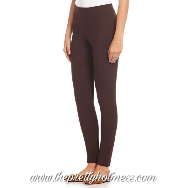 Buttery Soft Brown Leggings - Queen