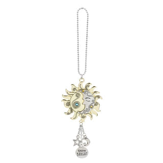 Sparkly Gem Car Charms - Sun and Moon