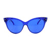Cat Eye Chakra Sunglasses by Rainbow OPTX - Blue