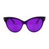 Cat Eye Chakra Sunglasses by Rainbow OPTX - Violet
