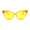 Cat Eye Chakra Sunglasses by Rainbow OPTX - Yellow