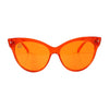 Cat Eye Chakra Sunglasses by Rainbow OPTX - Orange