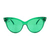 Cat Eye Chakra Sunglasses by Rainbow OPTX - Green