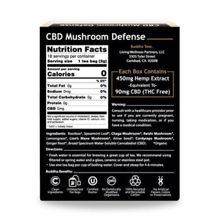 CBD Mushroom Defense Tea by Buddha
