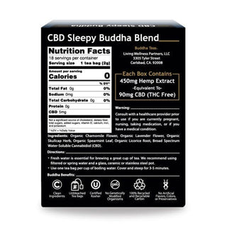 CBD Sleepy Buddha Blend by Tea