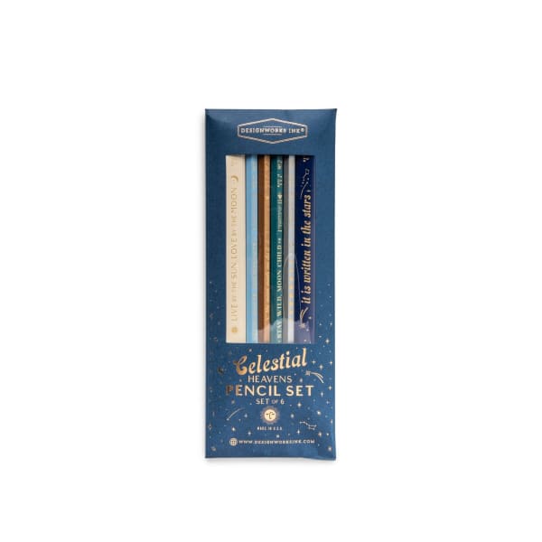 Celestial Heavens - Pencil Set of 6 - pencils