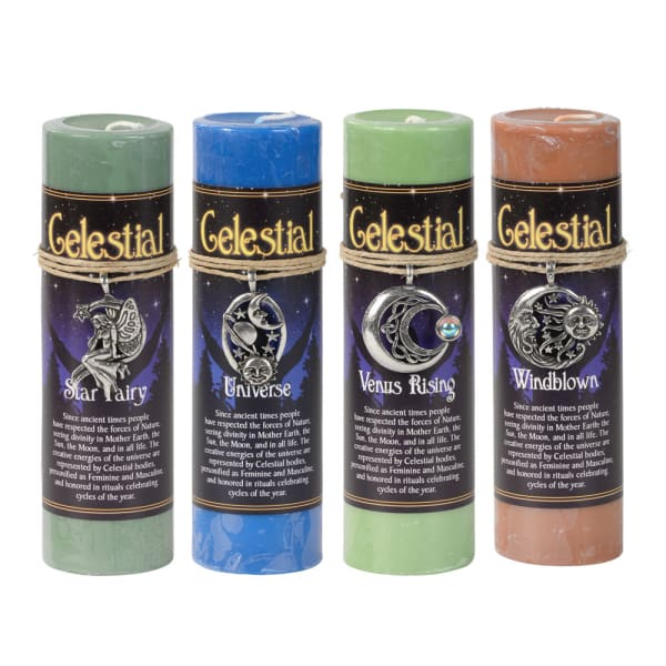 Celestial Pewter Pendant Candles - Candle