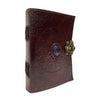 Celtic Triple Moon Leather Journal - journal