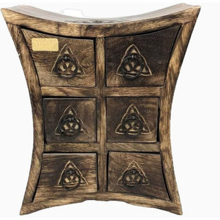 Celtic Triquetra Herb Cupboard - herb cupboard