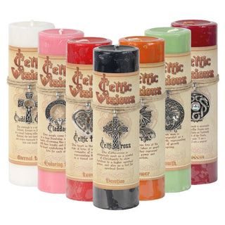 Celtic Visions Pewter Pendant Candles - Candle