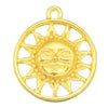 Charmed I’m Sure Bangle Bracelet by Clea Ray - Gold / Sun