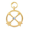Charmed I’m Sure Bangle Bracelet by Clea Ray - Gold / Arrows