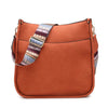 Chloe Crossbody with Guitar Strap by Jen and Co. - Burnt