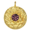 Lotus Birthstone Swarovski Bangle Bracelet - Gold / June