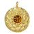 Lotus Birthstone Swarovski Bangle Bracelet - Gold /