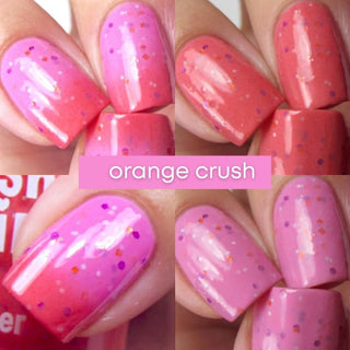 Color Changing Nail Polish by Me Silly - Orange Crush