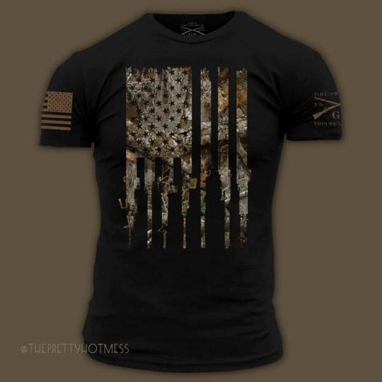 Realtree Edge® - Rifle Flag T Shirt | Grunt Style - Mens