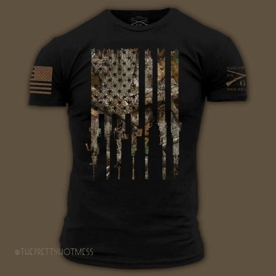 Realtree Edge® - Rifle Flag T Shirt | Grunt Style - Mens