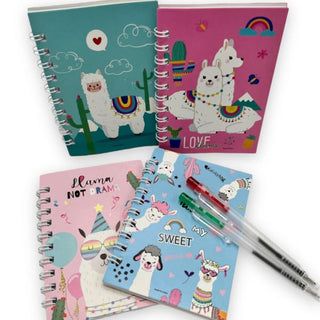 Cool Llama Notebook with Pen - note pad