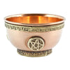 *Copper Offering Bowl - 3 Inch Pentacle