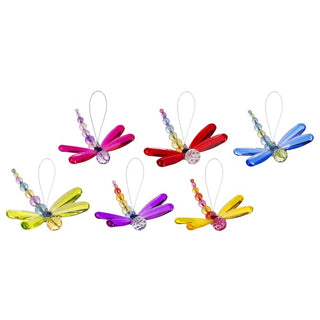*Crystal Dragonfly Hanging Car Charm - Done