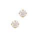 3mm Square Crystal Stud Earrings