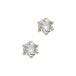 4mm Round Crystal Stud Earrings