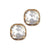 Gold Crystal Earrings by Laura Janelle