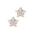Gold Crystal Earrings by Laura Janelle
