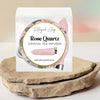 Crystal Gemstone Tea Ball Infuser - Rose Quartz Point - Done