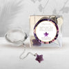 Crystal Gemstone Tea Ball Infuser - Amethyst Star Done