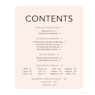 Crystal Zodiac - Book