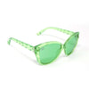 Crystaline Chakra Sunglasses by Rainbow OPTX - Green - Done