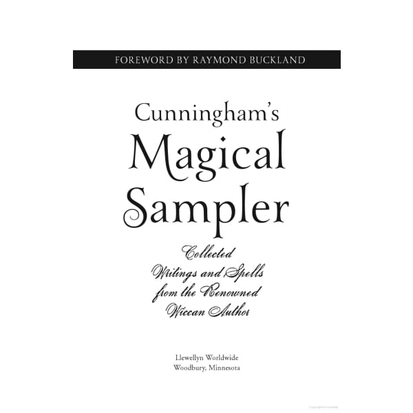 Cunningham’s Magical Sampler - Book