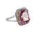 Cushion Pink Topaz Ring - Done