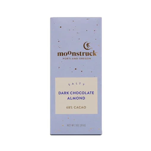 Dark Chocolate Almond Bar | Moonstruck - Done