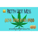 Teal Canna Leaf