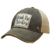 Drink Up Bitches Trucker Hat - Black Done