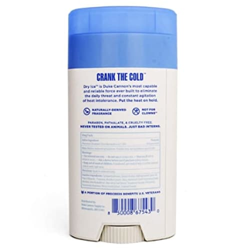 Duke Cannon Dry Ice Cooling Antiperspirant Menthol